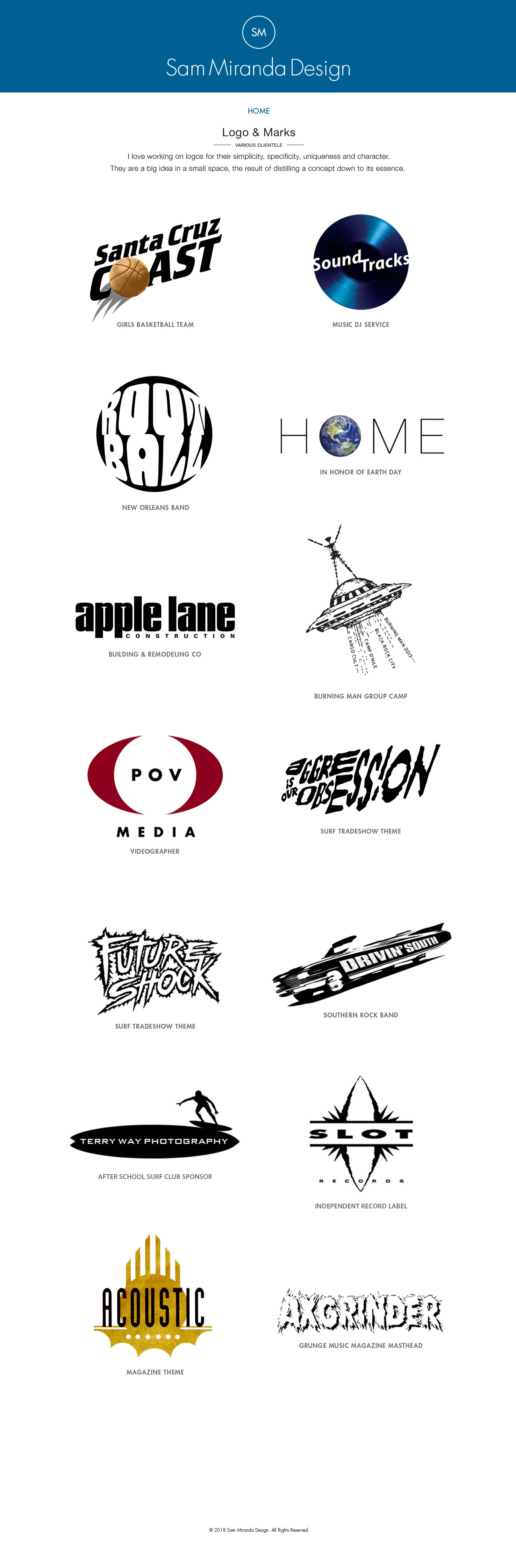 Sam Miranda Design | Logos